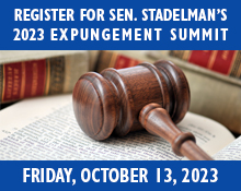 Register for Sen. Stadelman's 2023 Expungement Summit