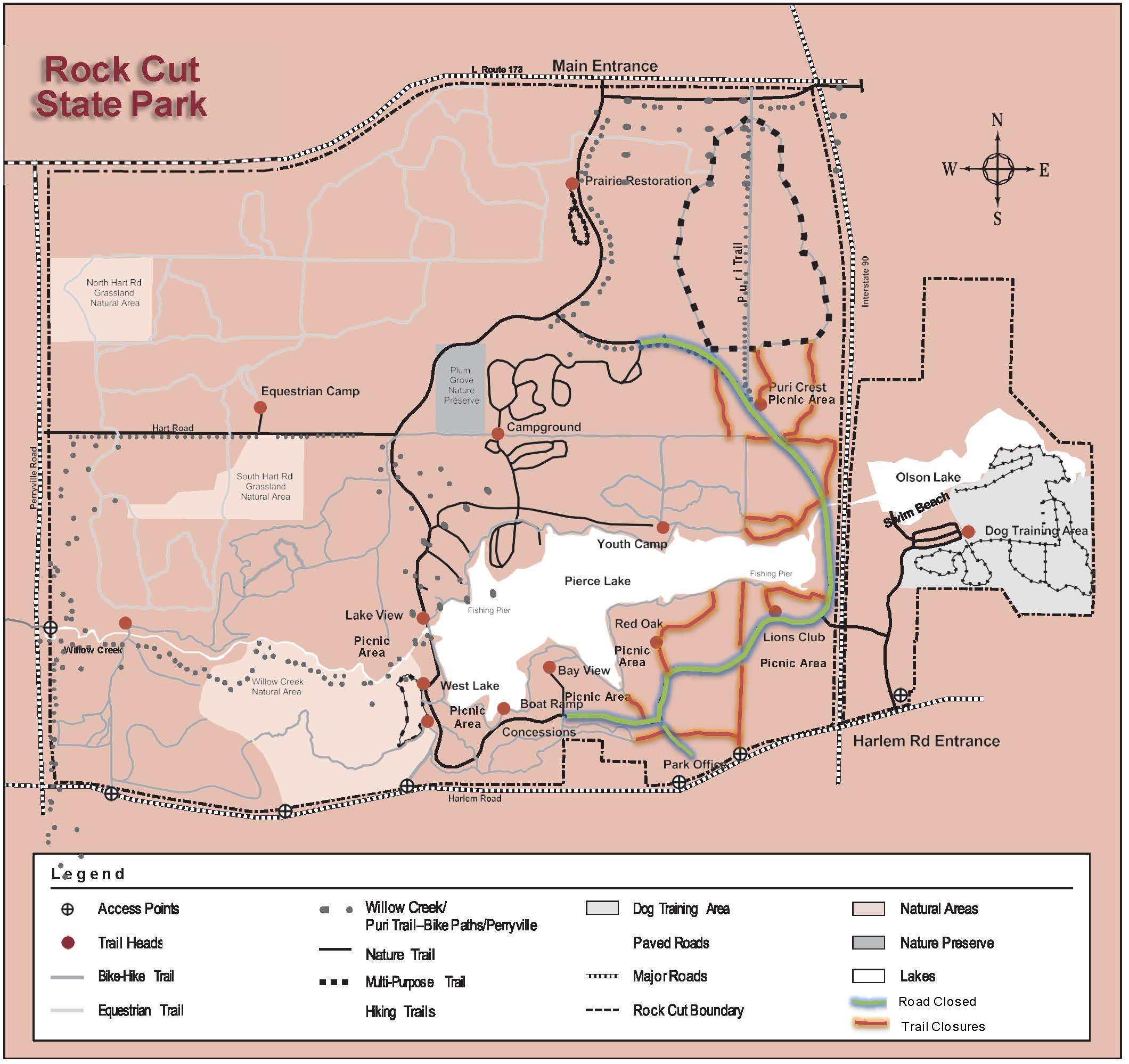 26040 Rock Cut State park Map 