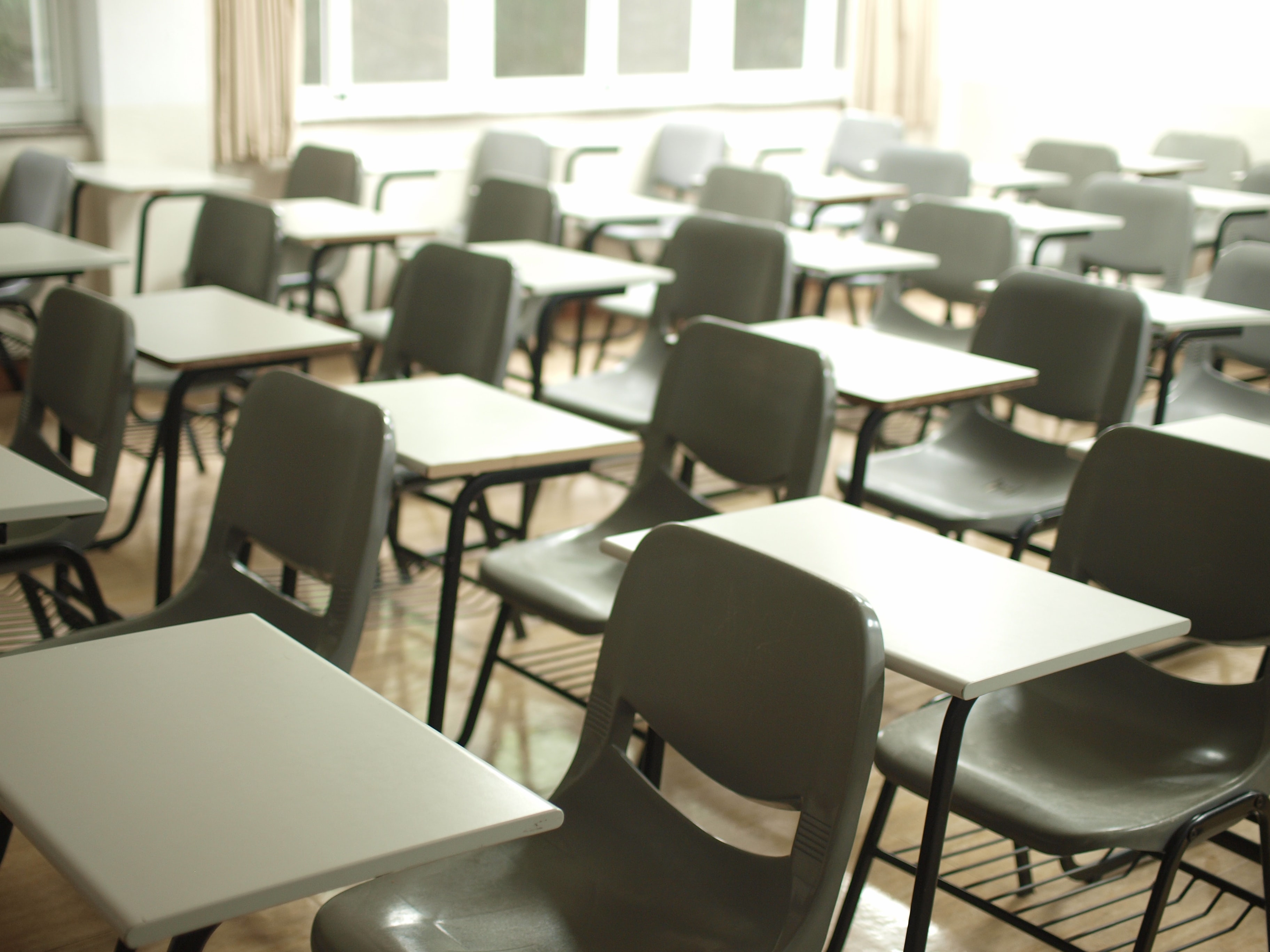 School chairs and equipment